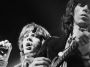 Mick Jagger and Keith Richards performing