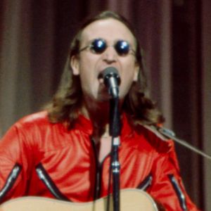 John Lennon performing in 1975