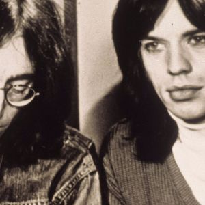 John Lennon and Mick Jagger