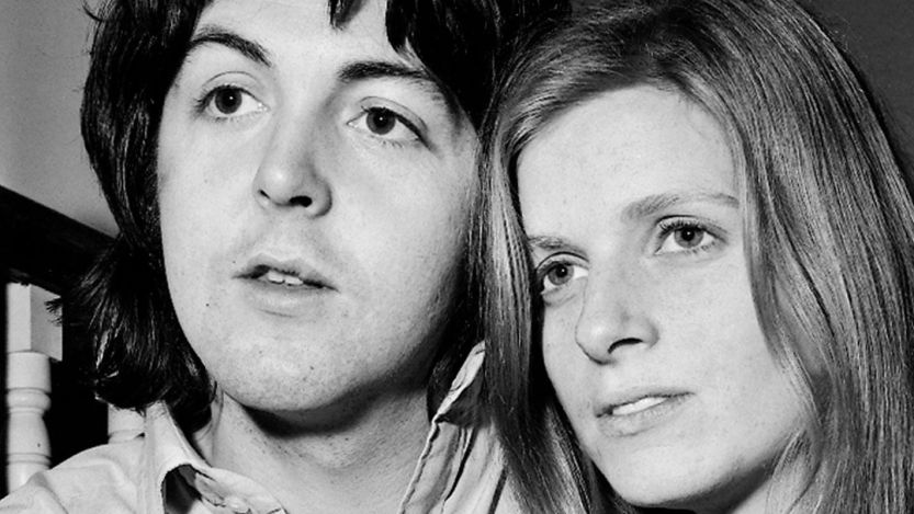 Paul and Linda McCartney in the 1960s