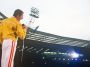 Freddie Mercury of Queen performing