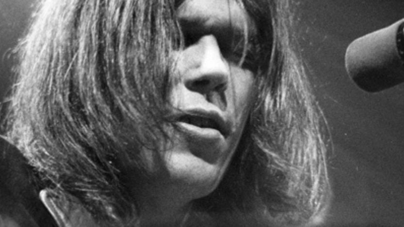 Neil Young performing in 1970