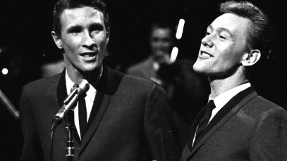 The Righteous Brothers performing