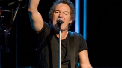 Bruce Springsteen performing