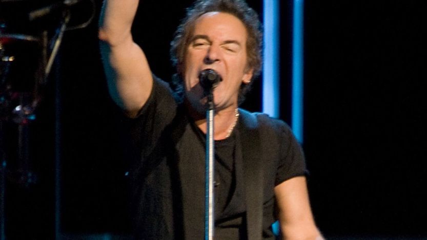 Bruce Springsteen performing