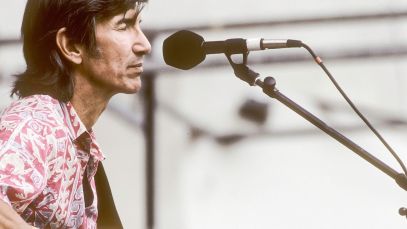 Townes Van Zandt performing in the 1980s