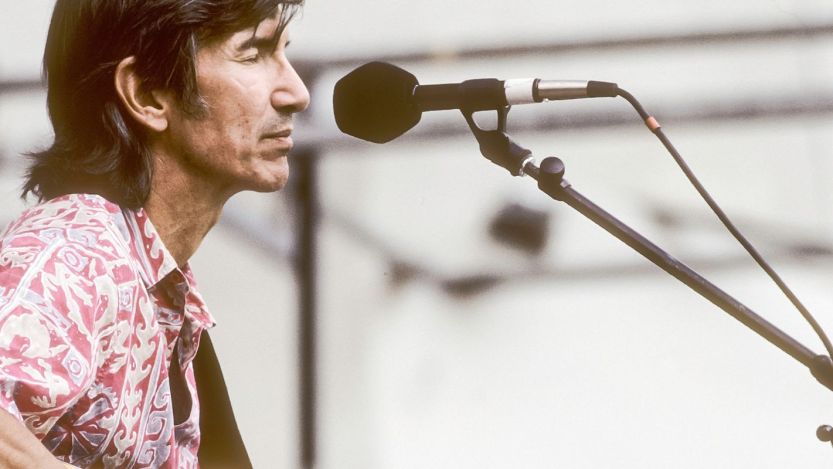 Townes Van Zandt performing in the 1980s