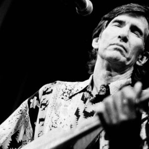 Townes Van Zandt playing guitar