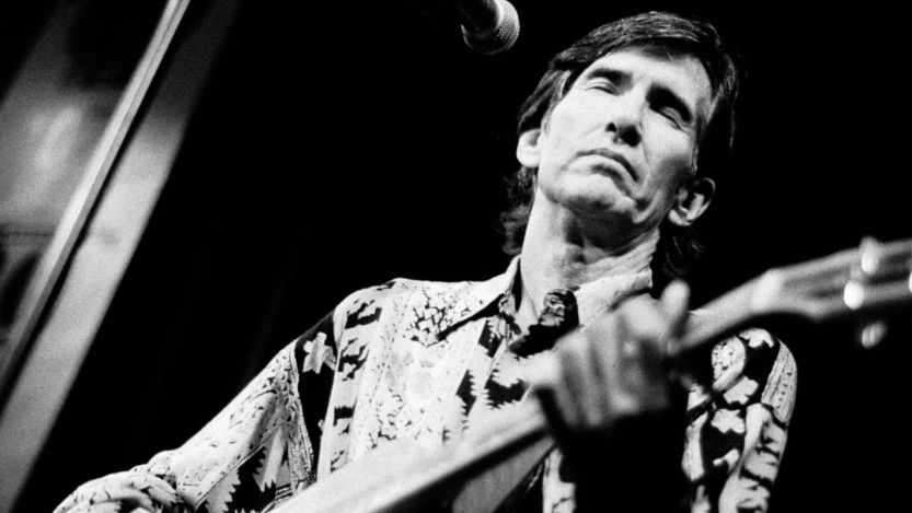 Townes Van Zandt playing guitar