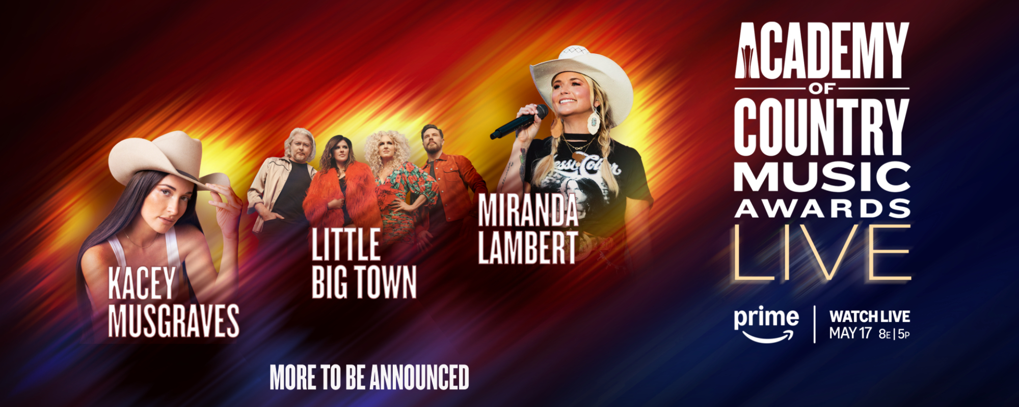 ACM Awards Add Kacey Musgraves, Little Big Town, and Miranda Lambert to Performers Lineup