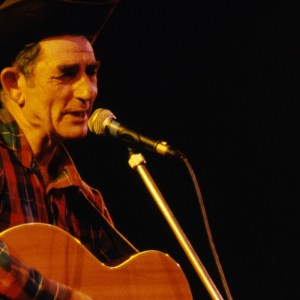 American cajun singer-songwriter D. L. Menard performing at the Tramshed, Woolwich, London, circa 2000. (Photo by Sylvia Pitcher/Redferns)