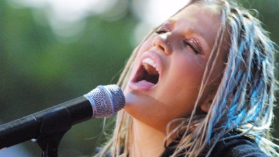Willa Ford during Pantene sponsors the Pro-Voice Summer Showcase Finals at Central Park in New York City, New York, United States. (Photo by Theo Wargo/WireImage)