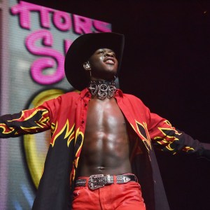 SAN FRANCISCO, CALIFORNIA - DECEMBER 08: (EDITORIAL USE ONLY. NO COMMERCIAL USE.) Lil Nas X performs onstage during WiLD 94.9's FM's Jingle Ball 2019 at The Masonic Auditorium on December 08, 2019 in San Francisco, California. (Photo by Tim Mosenfelder/Getty Images for iHeartMedia)