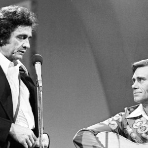 Johnny Cash and George Jones