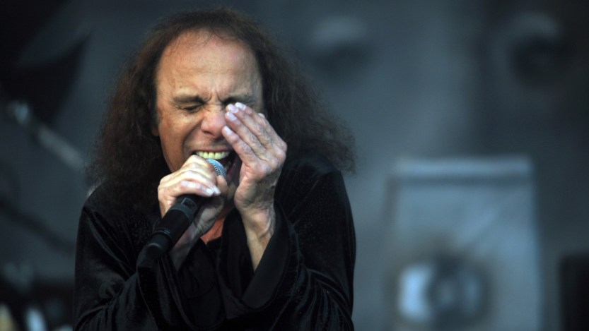Heaven & Hell, Dio, Ronnie James Dio, Graspop Metal Meeting, Dessel, Belgium, 26th June 2009. (Photo by Goedefroit Music/Getty Images)