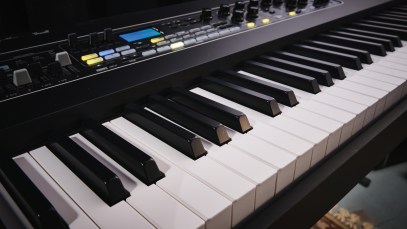 Detail of a Yamaha CK88 stage keyboard, close up of the keys and controls. (Photo by Future Publishing via Getty Images)