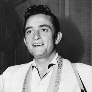 (Original Caption) JOHNNY CASH.....THE NATIONS NEWEST SINGING SENSATION, GUEST STARS ON THE MUSICAL HALF HOUR SERIES "RANCH PARTY." FILED 1966.