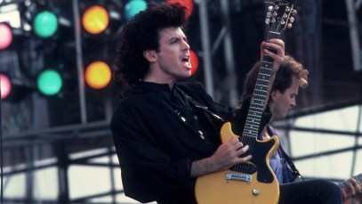 The Hooters at Live Aid at Veteran's Stadium in Philadelphia, Pennsylvania, July 13,1985. (Photo by Paul Natkin/Getty Images)