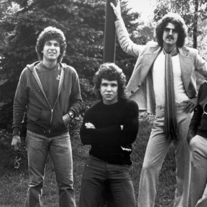 Ohio Rock and funk group Wild Cherry (best known for their huge hit "Play That Funky Music") pose for a publicity still circa 1975. Lead singer Rob Parissi is second from the right. (Photo by Michael Ochs Archives/Getty Images)