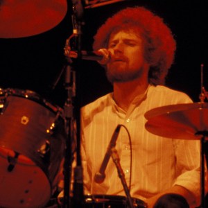 UNITED STATES - JANUARY 01: Photo of Don HENLEY and EAGLES; Don Henley performing live onstage on Hotel California tour, playing drums and singing (Photo by Richard E. Aaron/Redferns)