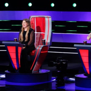 John Legend, Kelly Clarkson, and Adam Levine