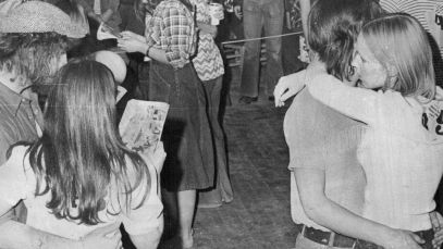 People dancing in the 1970s