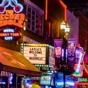 Downtown Nashville, thanks in part to the contributions of Paul Cohen