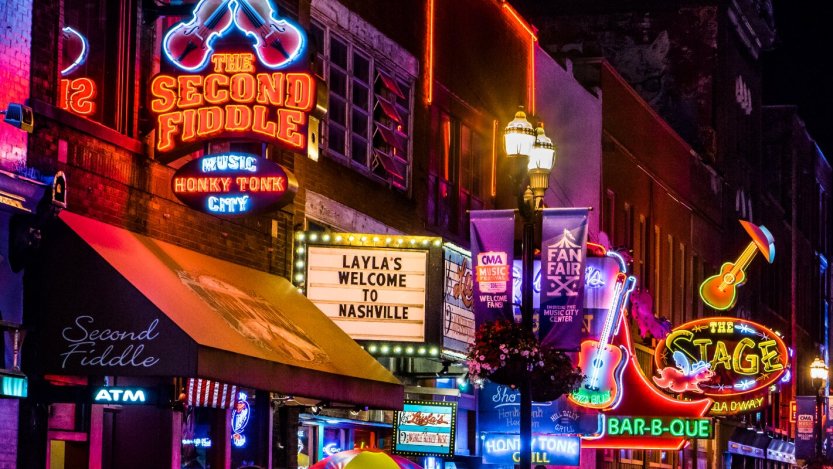 Downtown Nashville, thanks in part to the contributions of Paul Cohen