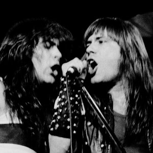 Bruce Dickinson and Steve Harris of Iron Maiden