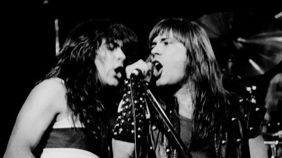 Bruce Dickinson and Steve Harris of Iron Maiden