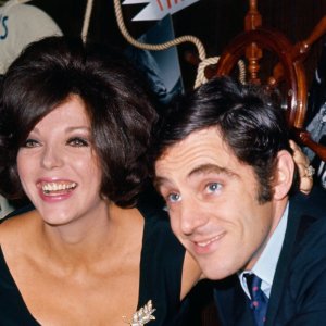 Anthony Newley and Joan Collins