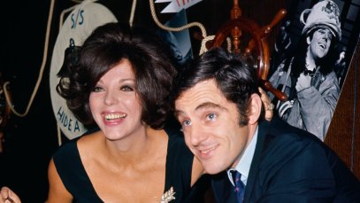 Anthony Newley and Joan Collins