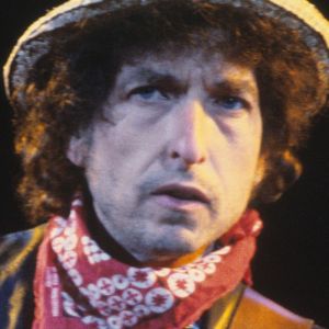 Bob Dylan performing in 1984