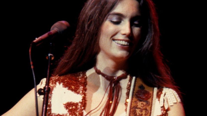 Emmylou Harris performing in 1979