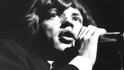 Mick Jagger performing in 1968