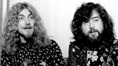 Robert Plant and Jimmy Page in 1970