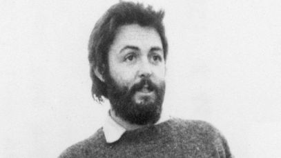 Paul McCartney in 1971 after becoming solo artist after band, The Beatles, broke up