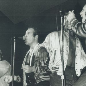 Sha Na Na performing in 1970s