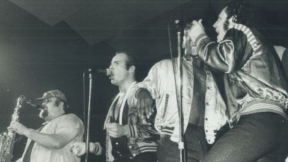 Sha Na Na performing in 1970s