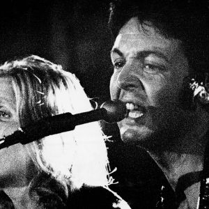 Wings performing in 1972