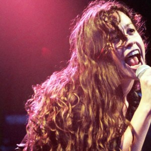 Alanis Morissette during Alanis Morissette in 1995 Concert at John Hanson Ford Theater in Hollywood, California, United States. (Photo by Jeff Kravitz/FilmMagic, Inc)