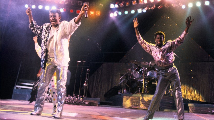 FRANCE - DECEMBER 08: Kool And The Gang On Stage On December 8th, 1986 In Paris,France (Photo by Frederic REGLAIN/Gamma-Rapho via Getty Images)