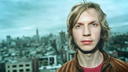 Beck, portrait, Soho Grand, New York, United States, United States, 24th September 1999. (Photo by Niels van Iperen/Getty Images)