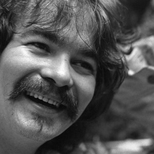 ATLANTA - NOVEMBER 12: John Prine is interviewed live on WRAS-FM at Georgia State College on November 12, 1975 in Atlanta, Georgia. (Photo by Tom Hill/Getty Images)