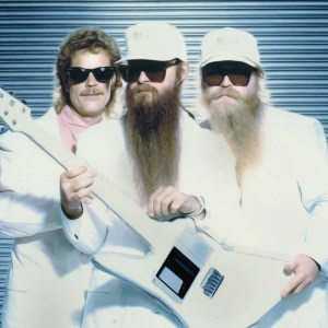ZZ Top Portrait Session, Dallas Texas, 1983(Photo by Aaron Rapoport/Corbis via Getty Images)