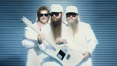 ZZ Top Portrait Session, Dallas Texas, 1983(Photo by Aaron Rapoport/Corbis via Getty Images)