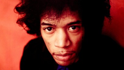 Portrait of Jimi Hendrix from 1968.; (Photo by King Collection/Avalon/Getty Images)