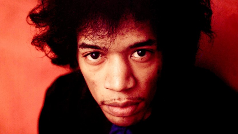 Portrait of Jimi Hendrix from 1968.; (Photo by King Collection/Avalon/Getty Images)