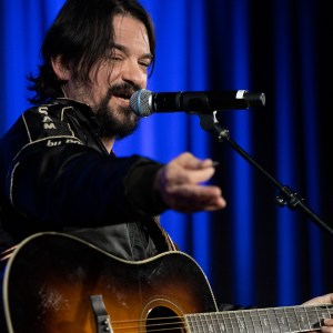 LOS ANGELES, CALIFORNIA - DECEMBER 05: Musician/producer Shooter Jennings perform onstage during Reel To Reel: They Called Us Outlaws at The GRAMMY Museum on December 05, 2022 in Los Angeles, California. (Photo by Scott Dudelson/Getty Images)