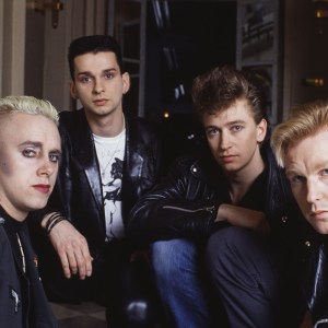 The British group Depeche Mode with (Back L-R) Dave Gahan and Alan Wilder (Front L-R) Martin Gore and Andy Fletcher, May 7, 1986, in Paris. (Photo by frederic meylan/Sygma via Getty Images)